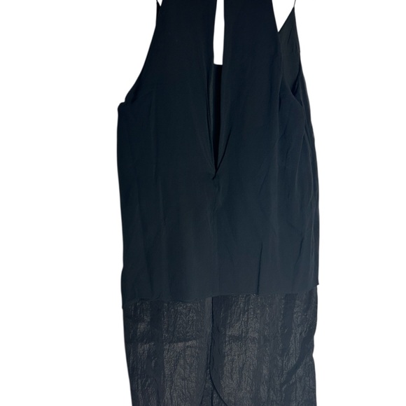 Womens Black Sleeveless Sheer Overlay Dress Rag and Bone Size 2 - Picture 2 of 2